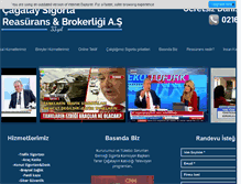 Tablet Screenshot of cagataybroker.com